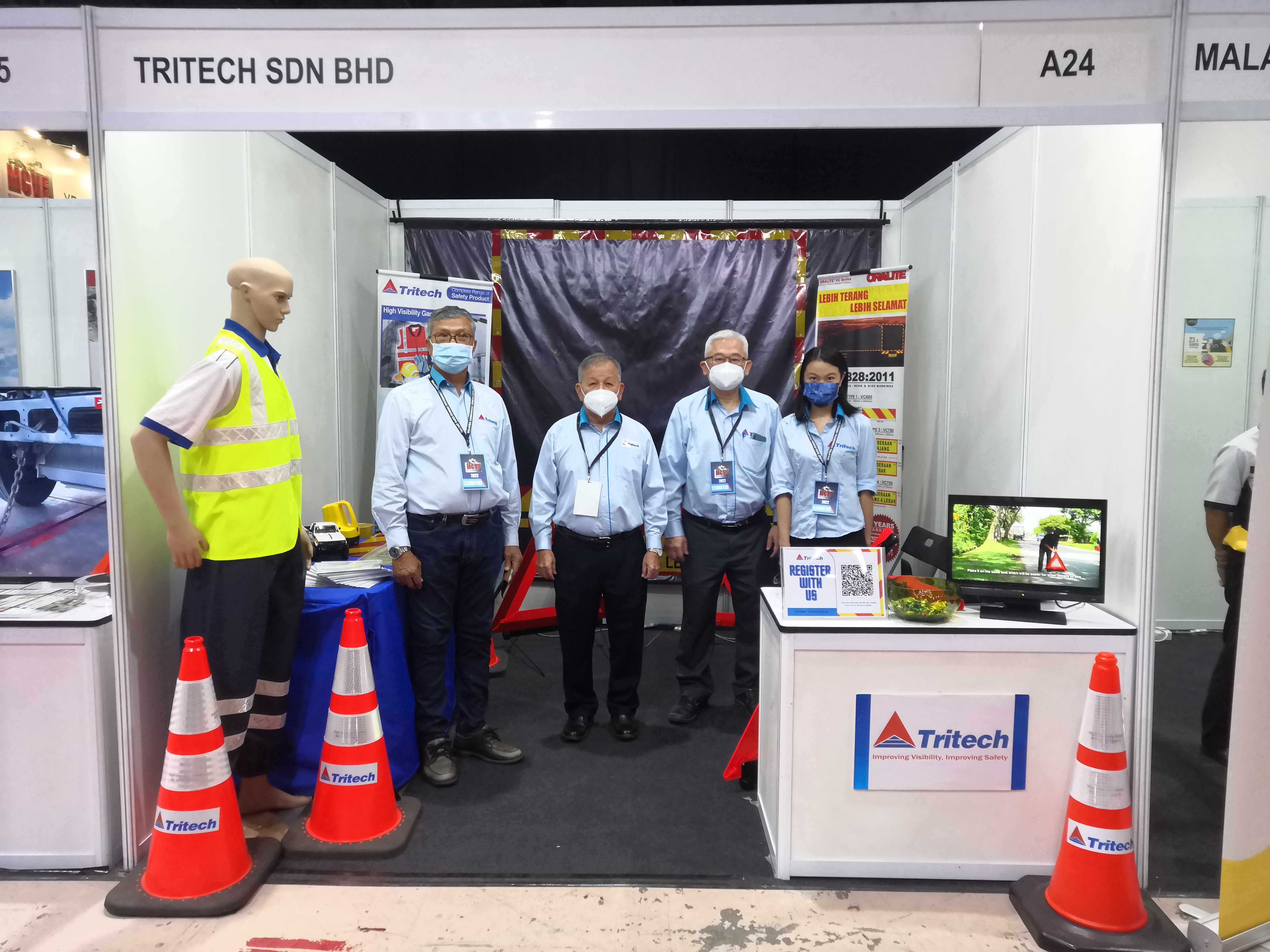 Tritech’s booth at MCVE