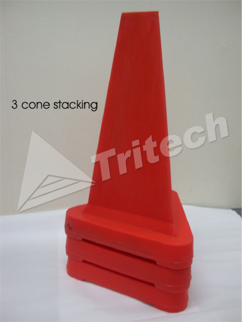 Stacked PE Triangular Cones