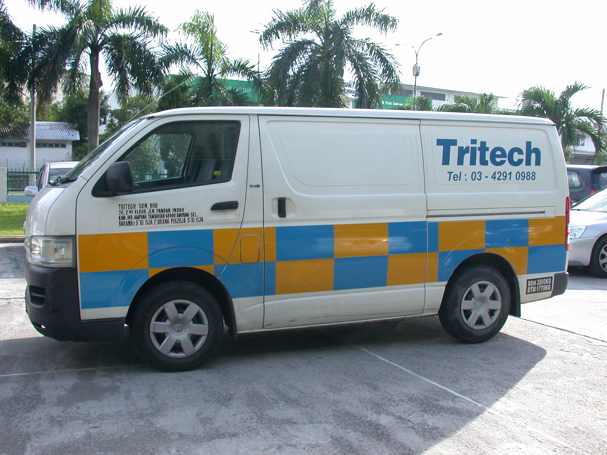 Tritech Van with Vehicle Graphics