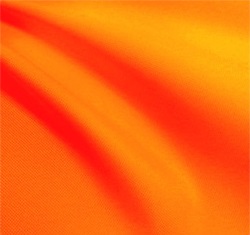 PU Coated Polyester in Fluorescent Orange