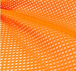 Polyester Netting in Fluorescent Orange